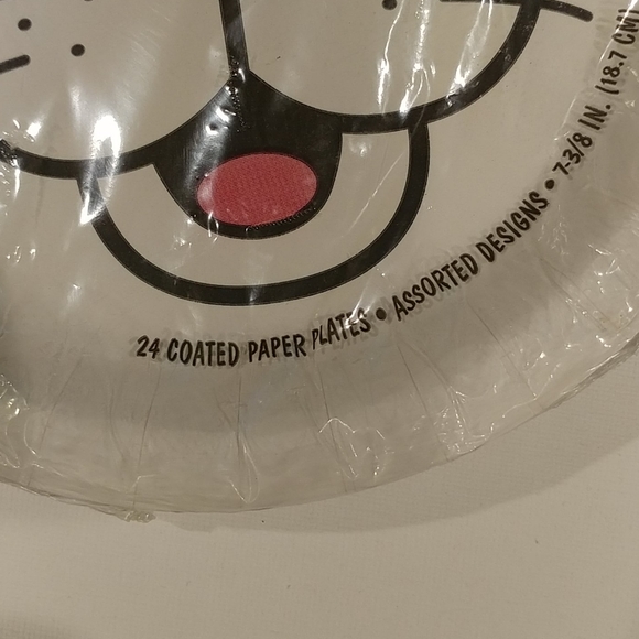 NWT hefty ZOOPALS 2 packs of 24 plates RARE - Picture 4 of 6